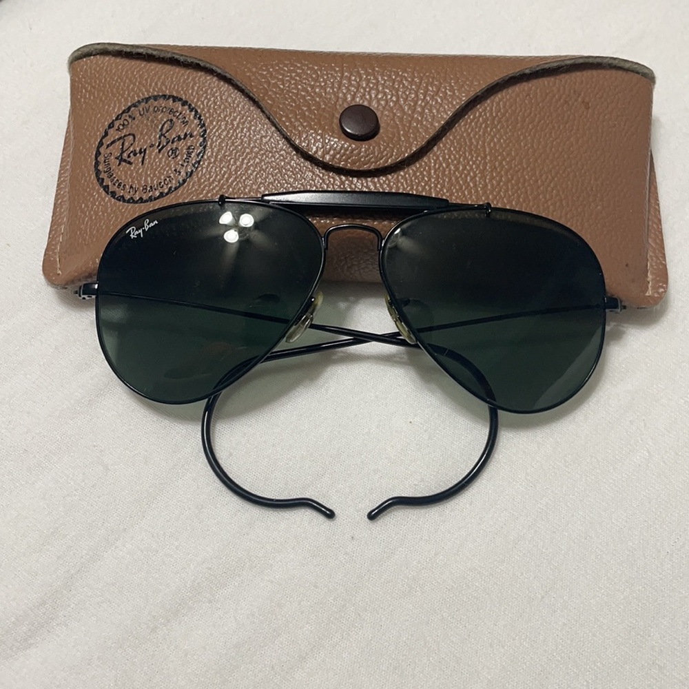 Vintage B&L Ray Ban 3030 L9500 Outdoorsman Aviators - Picture 3 of 10